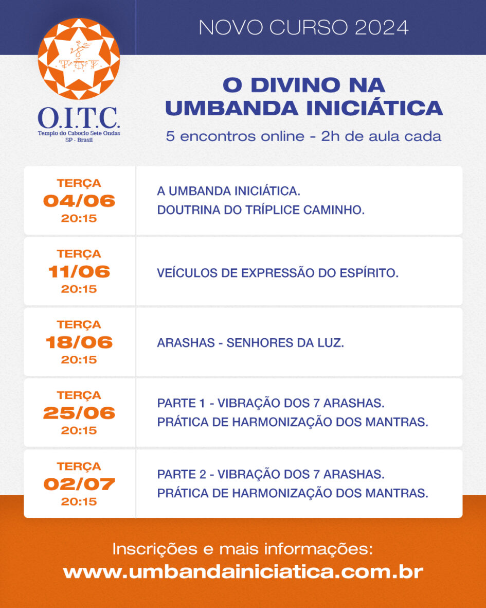 OITC - CURSO O DIVINO NA UMBANDA INICIÁTICA